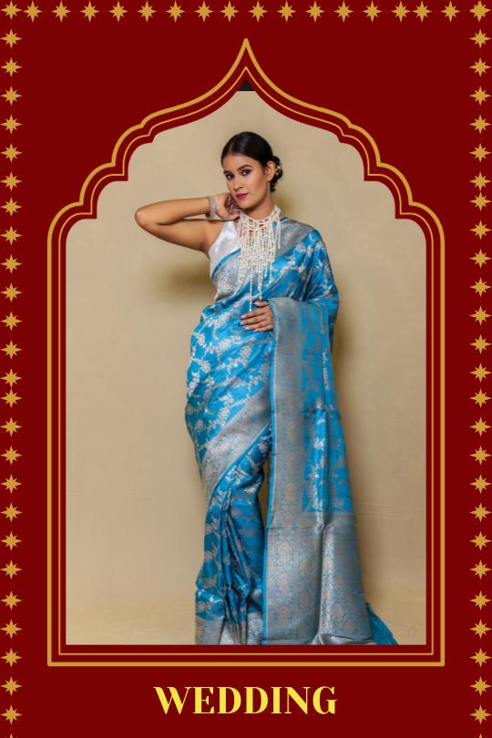  Buy Banarasi Sarees for Wedding , Buy Designer Bridal Wedding Sarees - Banarashe 
