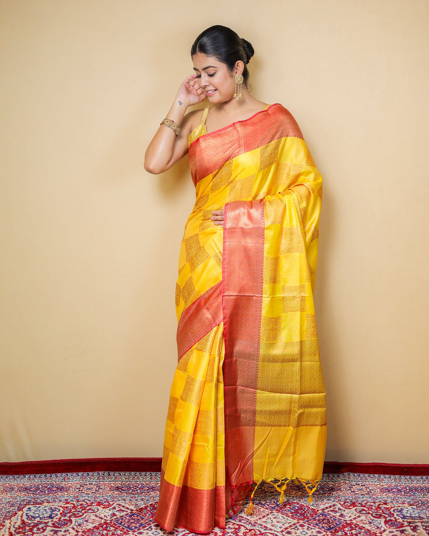 Festive Banarasi Silk Saree with Blouse Piece