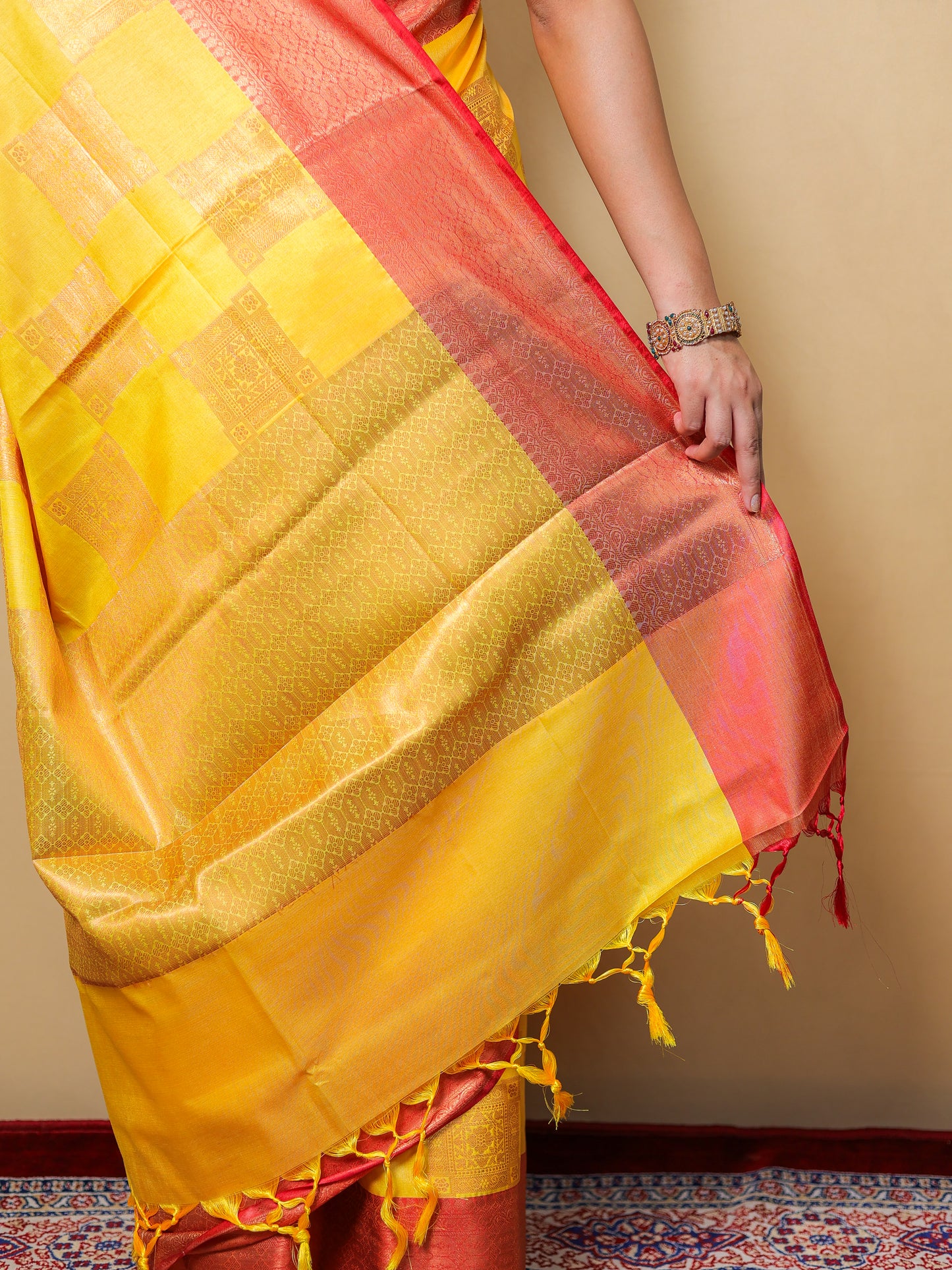 Festive Banarasi Silk Saree with Blouse Piece