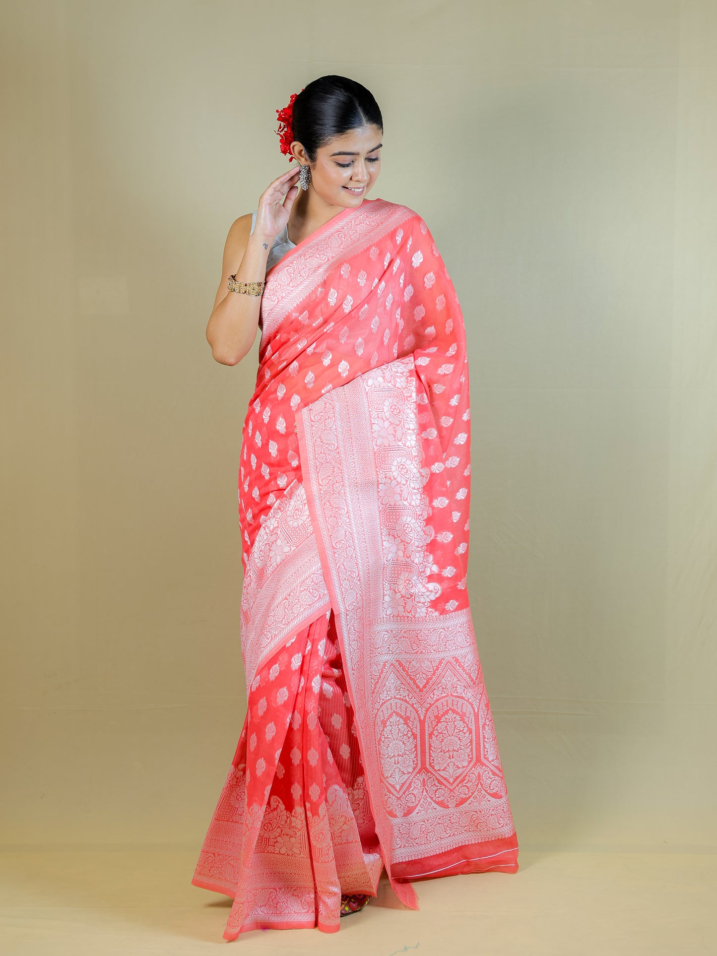 Elegant Cotton Saree with Blouse Piece – Daily & Festive Wear