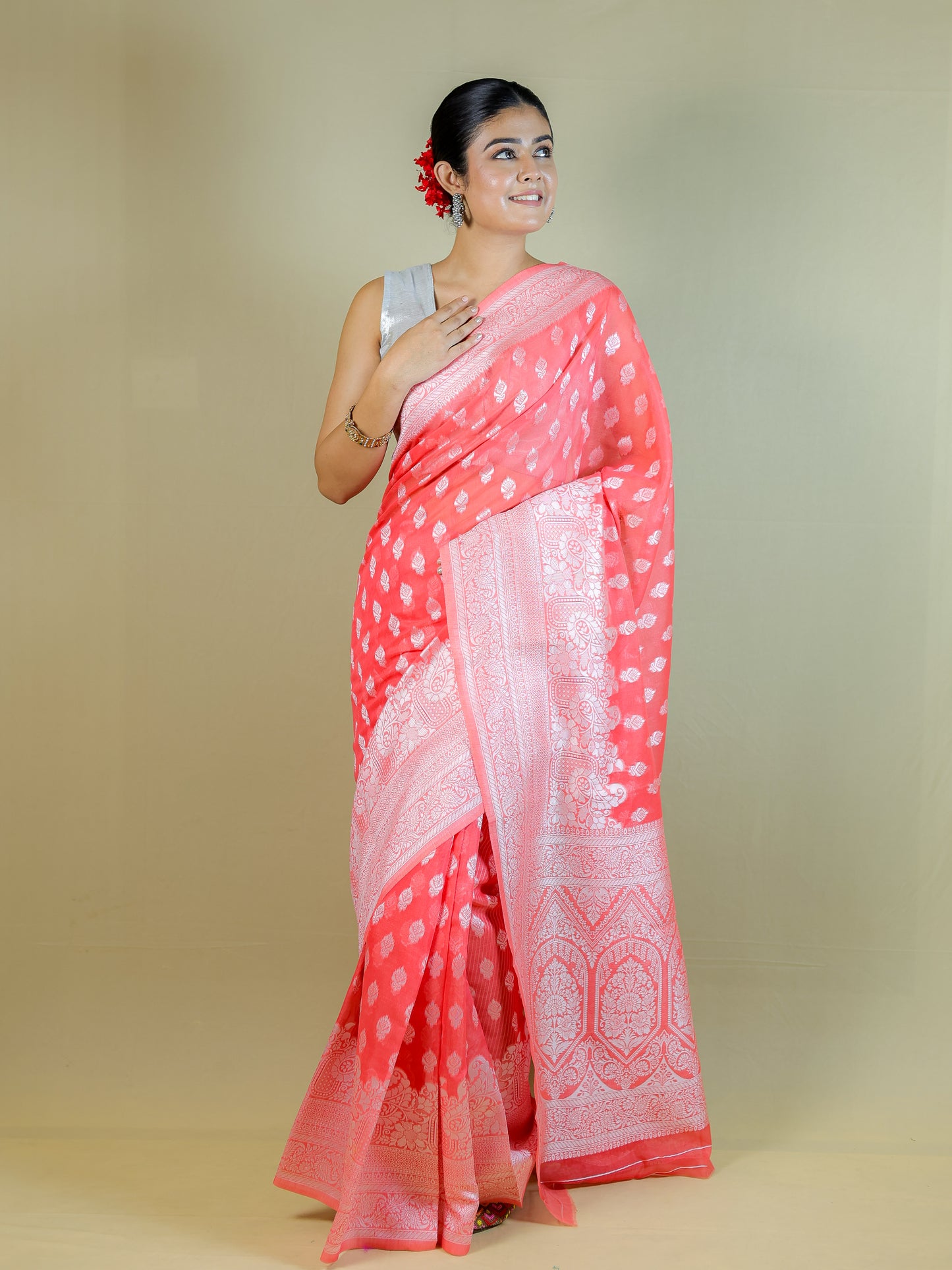 Elegant Cotton Saree with Blouse Piece – Daily & Festive Wear