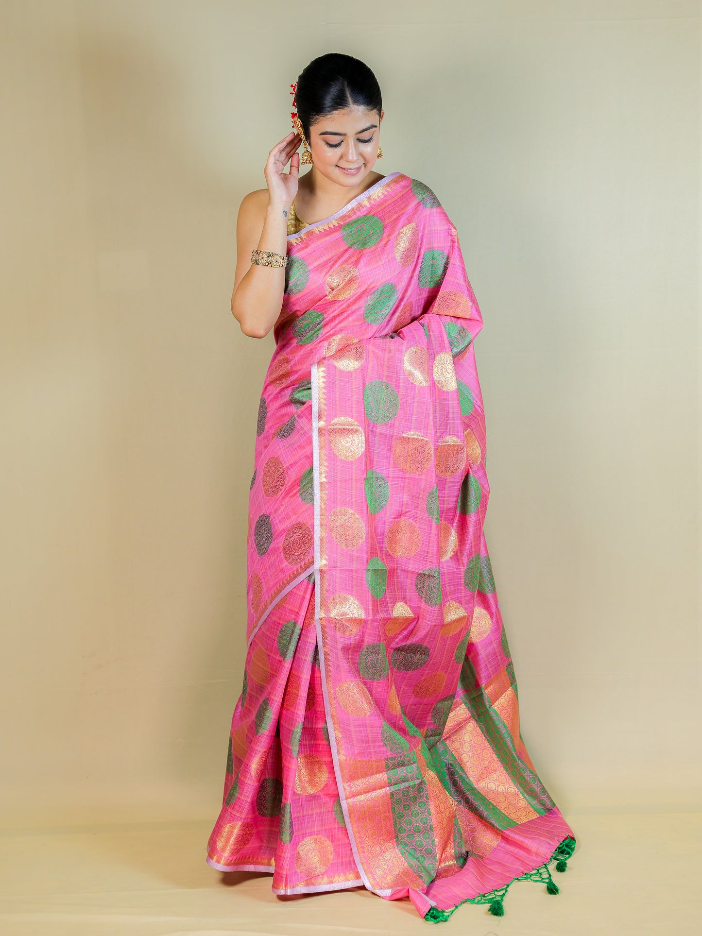 Banarasi Silk Saree with Blouse Piece – Festive & Party Wear