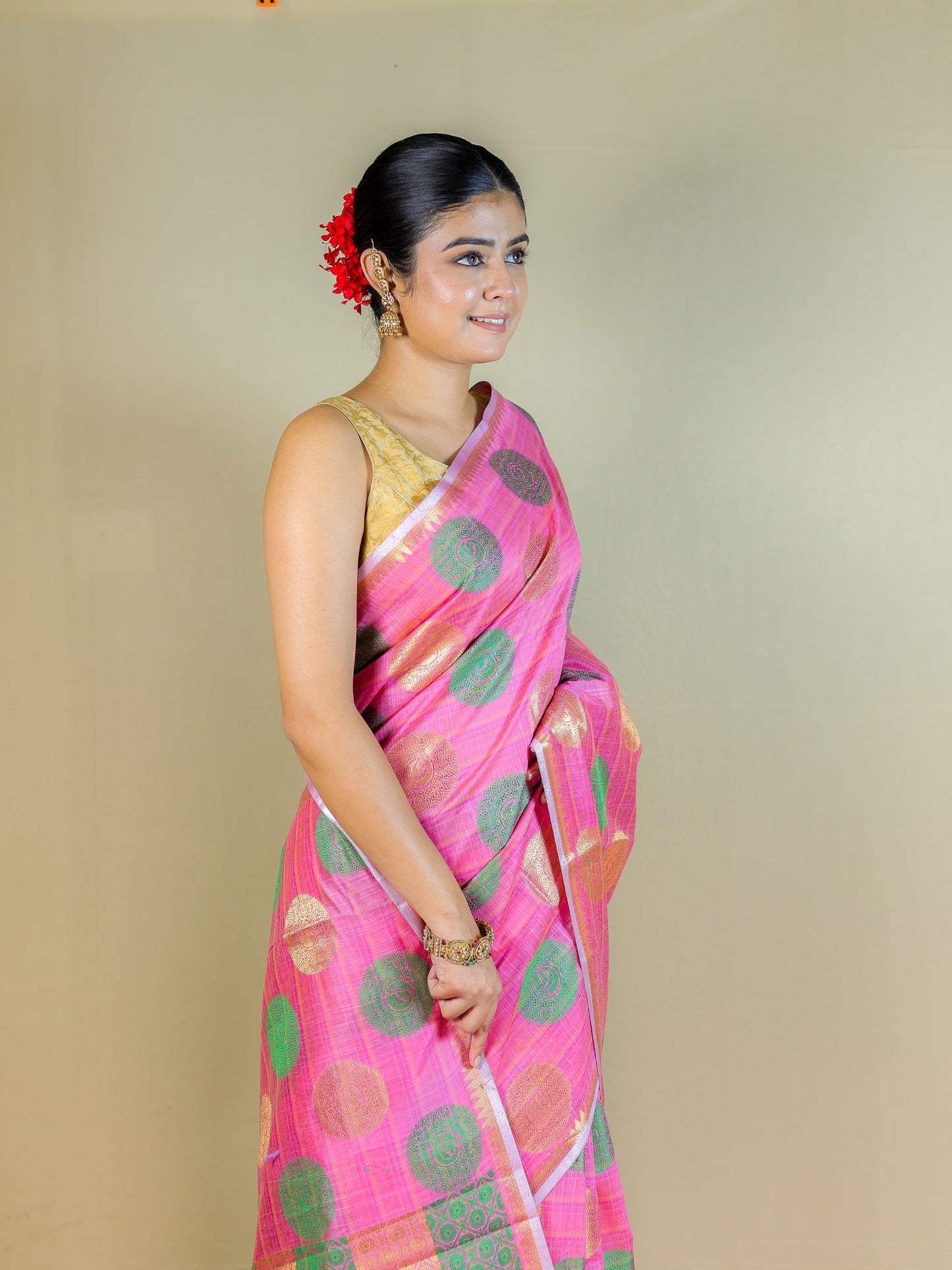 Banarasi Silk Saree with Blouse Piece – Festive & Party Wear