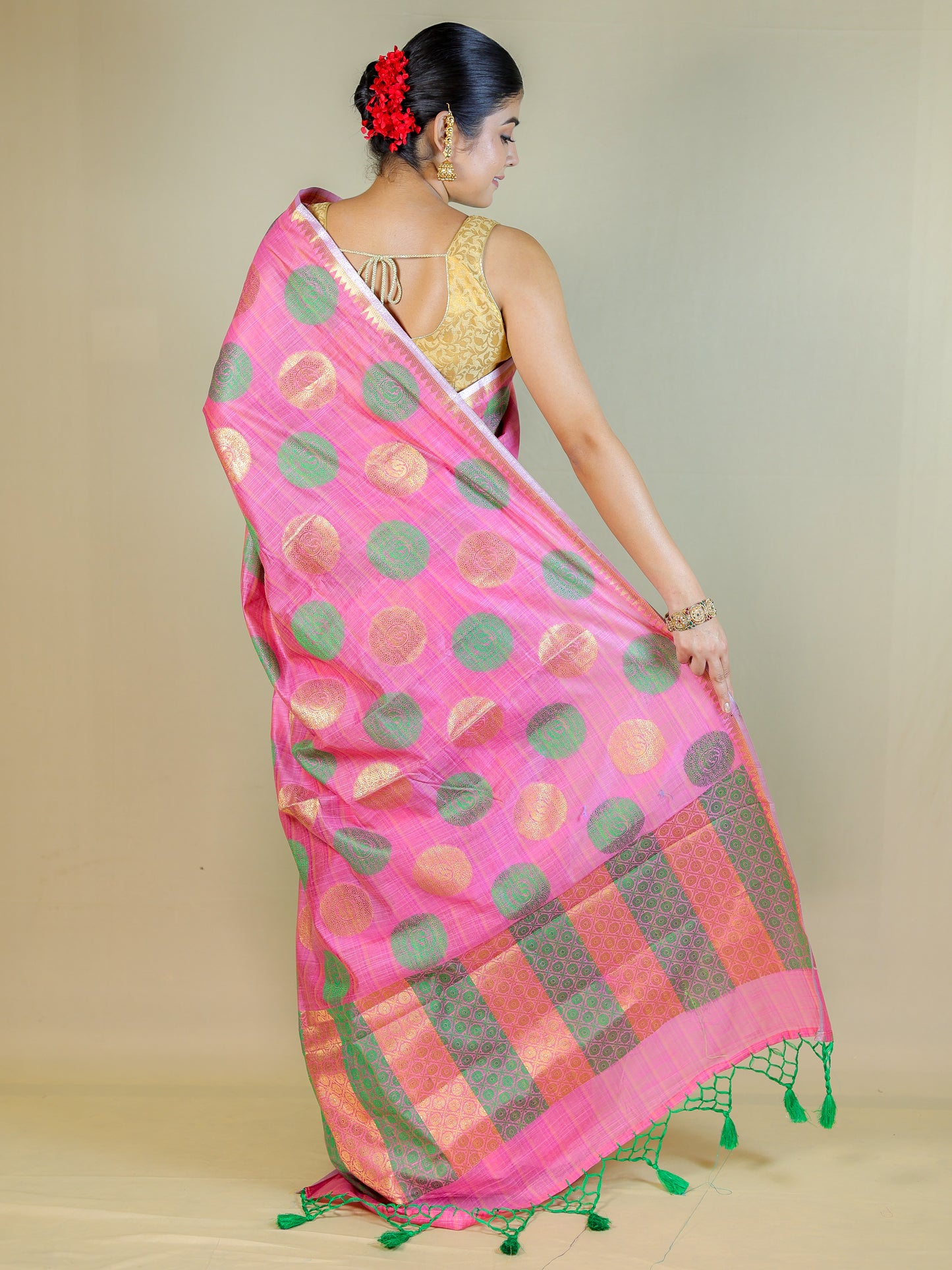 Banarasi Silk Saree with Blouse Piece – Festive & Party Wear