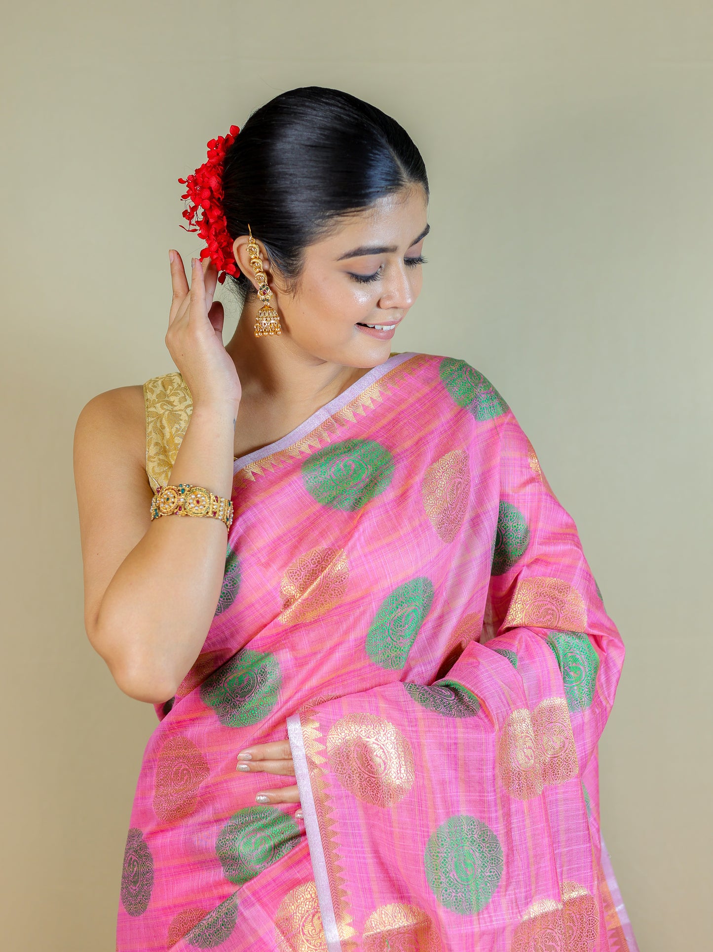 Banarasi Silk Saree with Blouse Piece – Festive & Party Wear