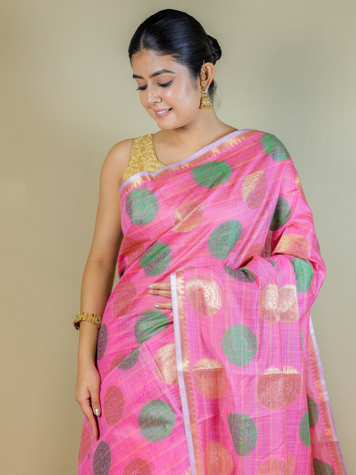 Banarasi Silk Saree with Blouse Piece – Festive & Party Wear