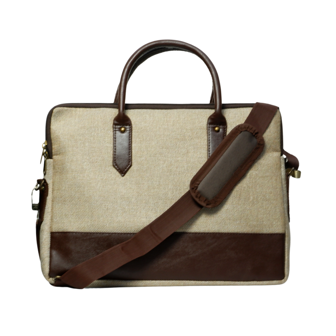 Eco Friendly Jute Laptop Office Bag