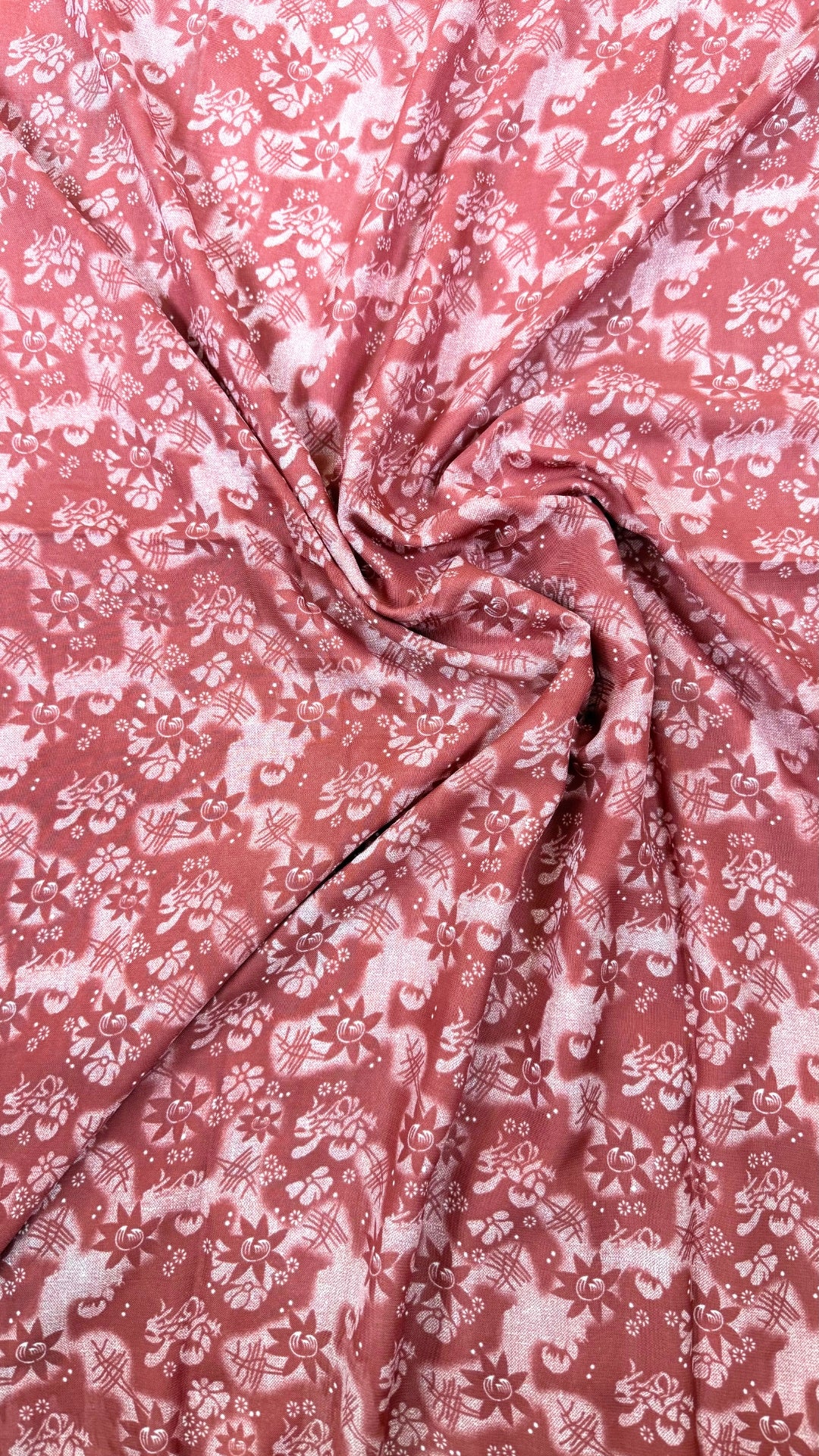 Floral Print, Paisley, Printed, Self Design Daily Wear Georgette Saree (Pink)