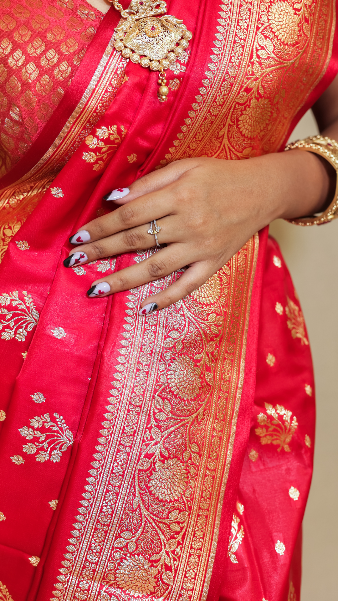 Katan Silk Tanchui Banarasi saree