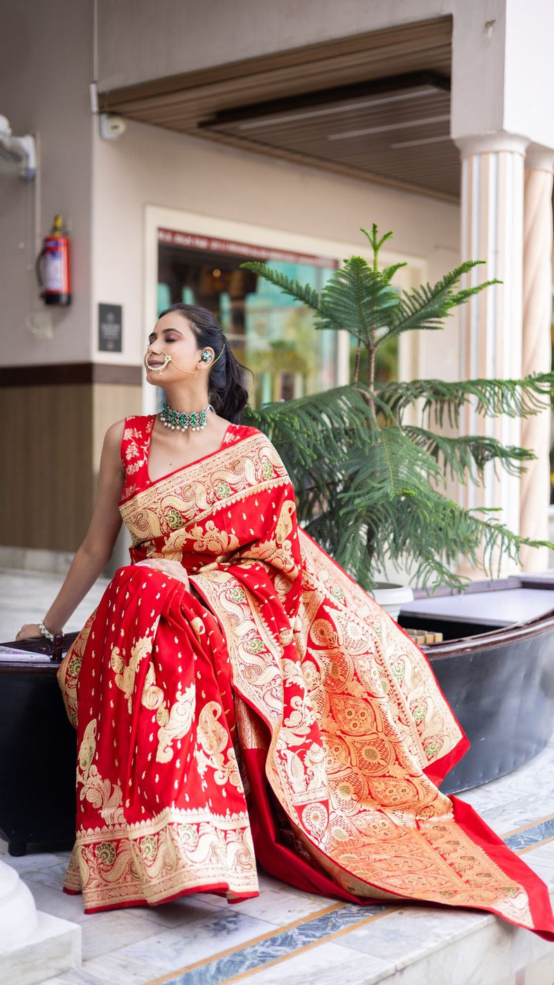 Banarashe Bridal Collection – Elegant Wedding Sarees in Banarasi Silk