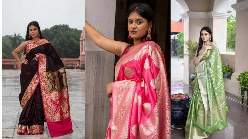 Elegance Redefined: Buy Mashru Silk Sarees Online at Banarashe