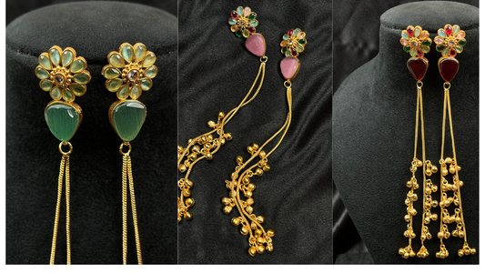 Embrace the Elegance of Heritage with Traditional Kashmiri Jhumka Earrings