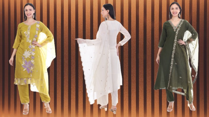 Explore Elegant Designer Salwar Suits – Shop Stunning Suit Sets Online at Banarashe