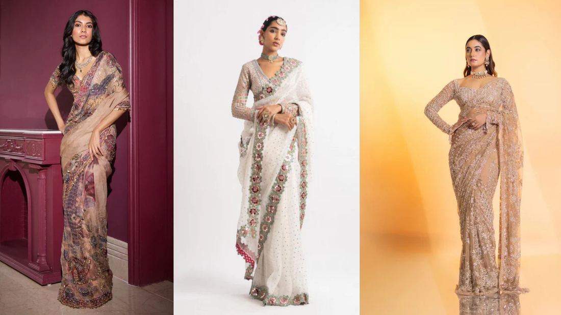 Bollywood Style Sarees Online: Glamour, Grace & Designer Elegance by BanaraShe