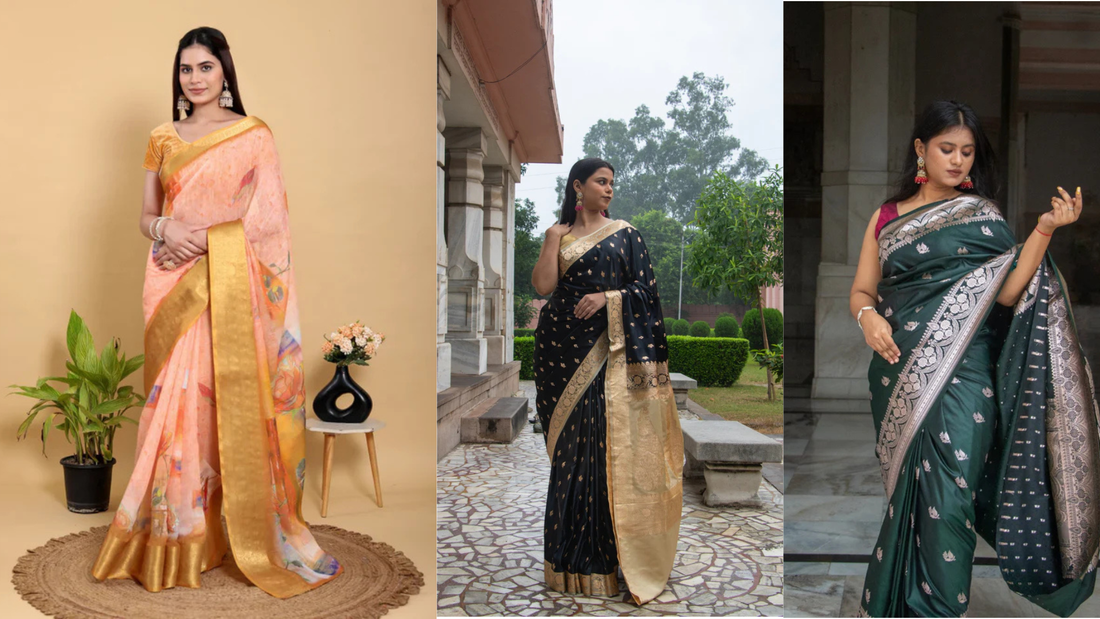 Timeless Elegance of Banarasi Organza & Georgette Sarees: A Perfect Blend of Tradition and Trend
