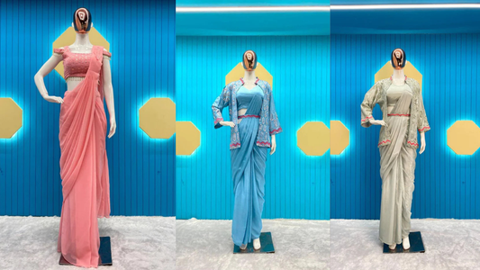 Buy Trending Pre Draped Saree – The Perfect Blend of Tradition and Modern Style