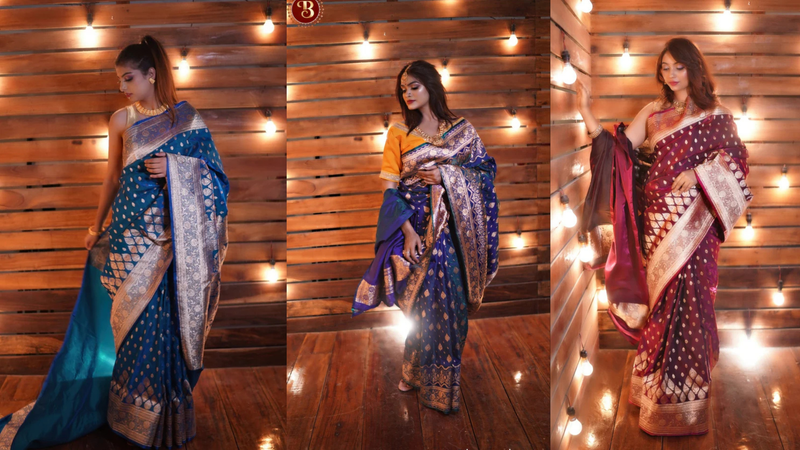 Discover the Timeless Beauty of Banarasi Katan Silk Sarees – Shop the Finest Collection at Banarashe