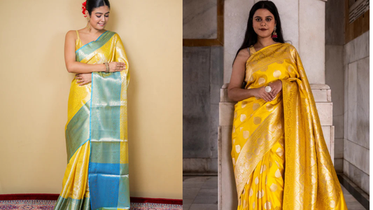 Best Sarees for Haldi Ceremony – Brighten Your Celebration with Yellow Elegance