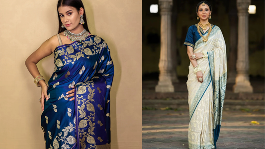 Pure Silk Handloom Khaddi Saree – The Essence of Luxury