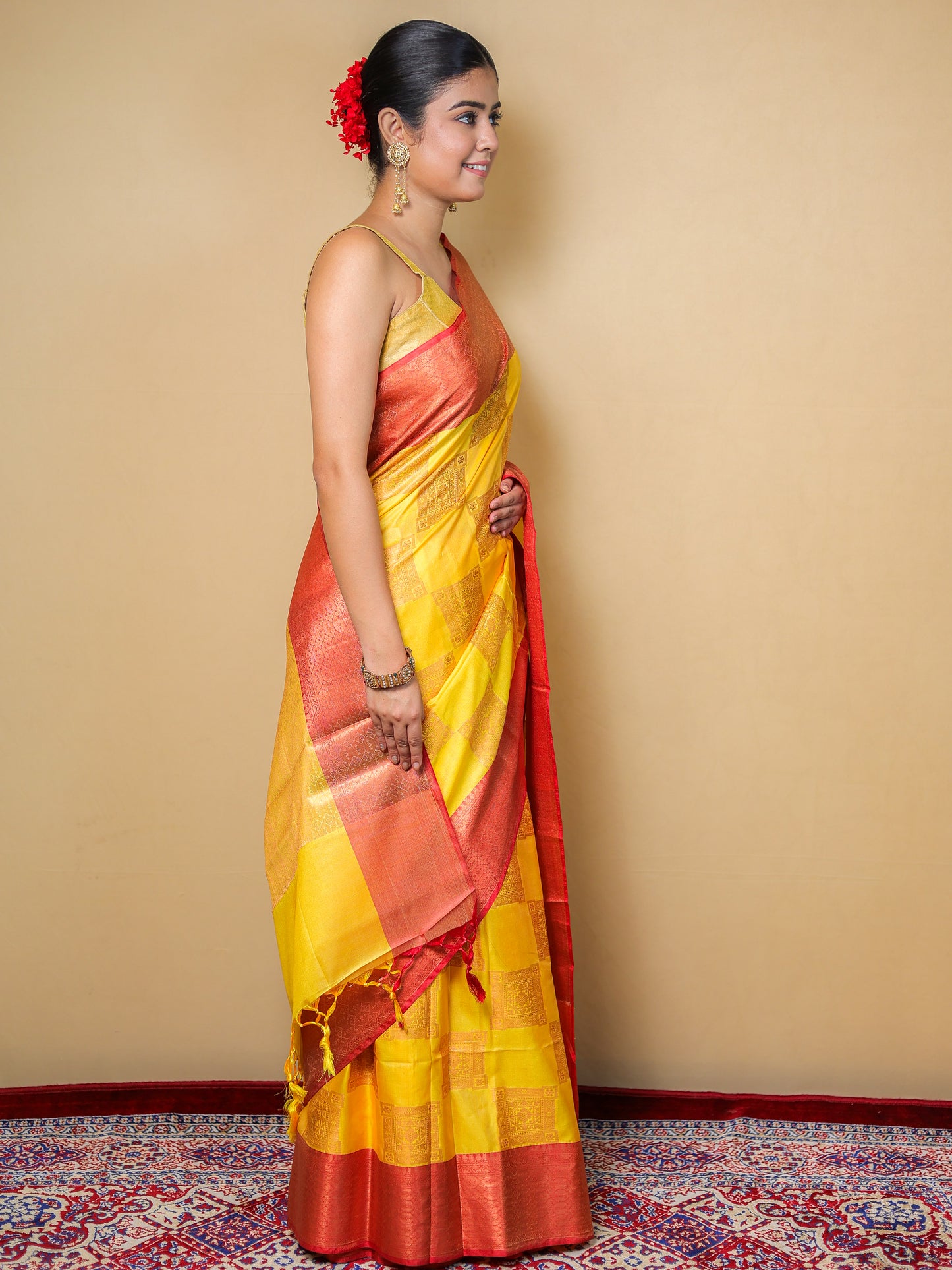 Festive Banarasi Silk Saree with Blouse Piece
