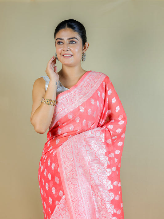 Elegant Cotton Saree with Blouse Piece – Daily & Festive Wear