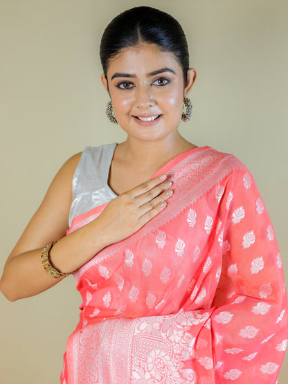 Elegant Cotton Saree with Blouse Piece – Daily & Festive Wear