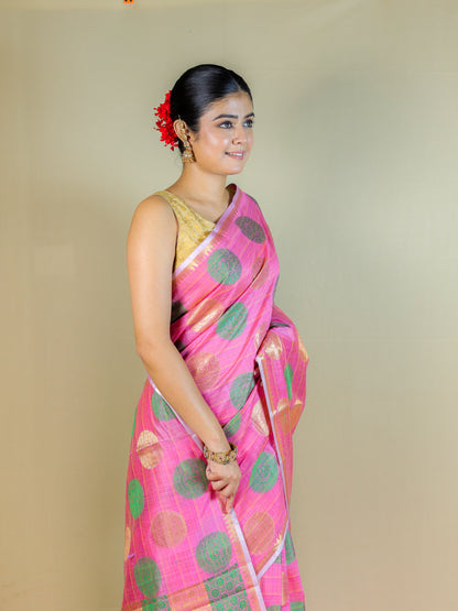 Banarasi Silk Saree with Blouse Piece – Festive & Party Wear