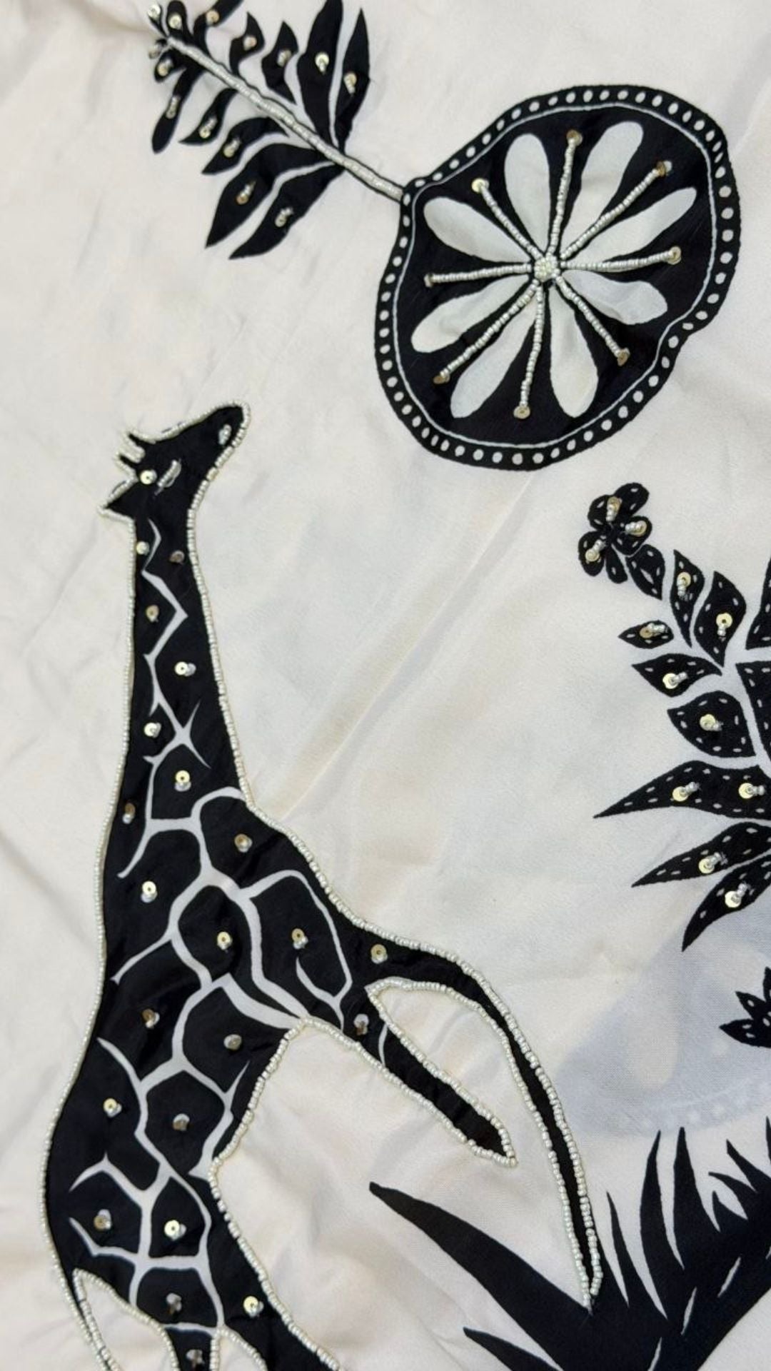 Women Premium Mulberry Silk Kurta Plazo Set with Bagru Print & Mirror Work