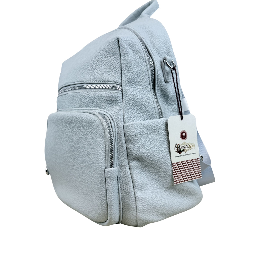 Premium Silver-Chain Urban Backpack