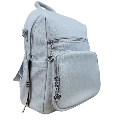 Premium Silver-Chain Urban Backpack