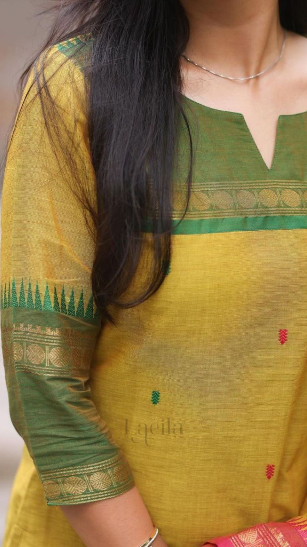 Premium Kanchi Cotton Kurta Pant Dupatta Set for Women