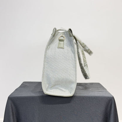 Fendi Roma Grey Canvas Tote Bag for Women