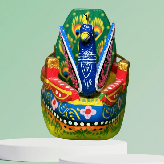 Lacquer Wooden Boat Or Nauka Vihar Naav for Home Decor