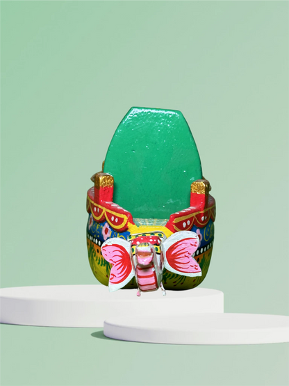 Lacquer Wooden Boat Or Nauka Vihar Naav for Home Decor
