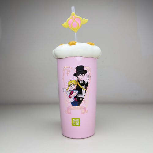 Stainless Steel Tumbler with Straw & Lid