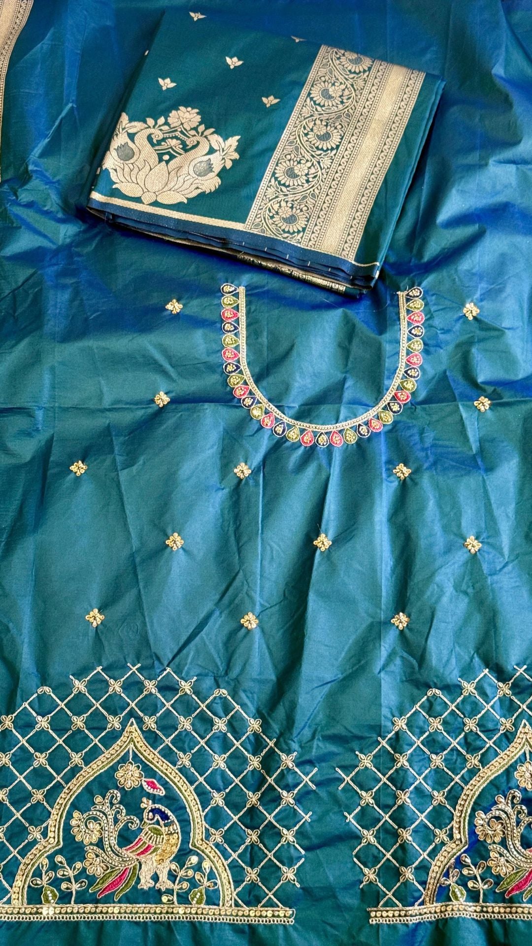 Royal Blue Paithani Silk Saree