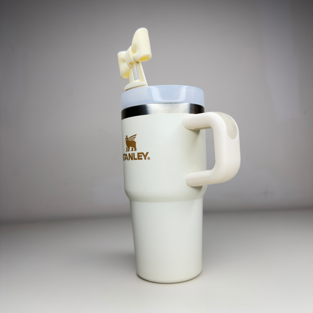 Stainless Steel Insulated Sipper Bottle with Handle & Straw | Leakproof Hot & Cold