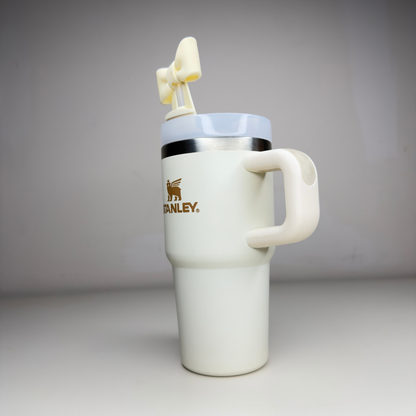 Stainless Steel Insulated Sipper Bottle with Handle & Straw | Leakproof Hot & Cold