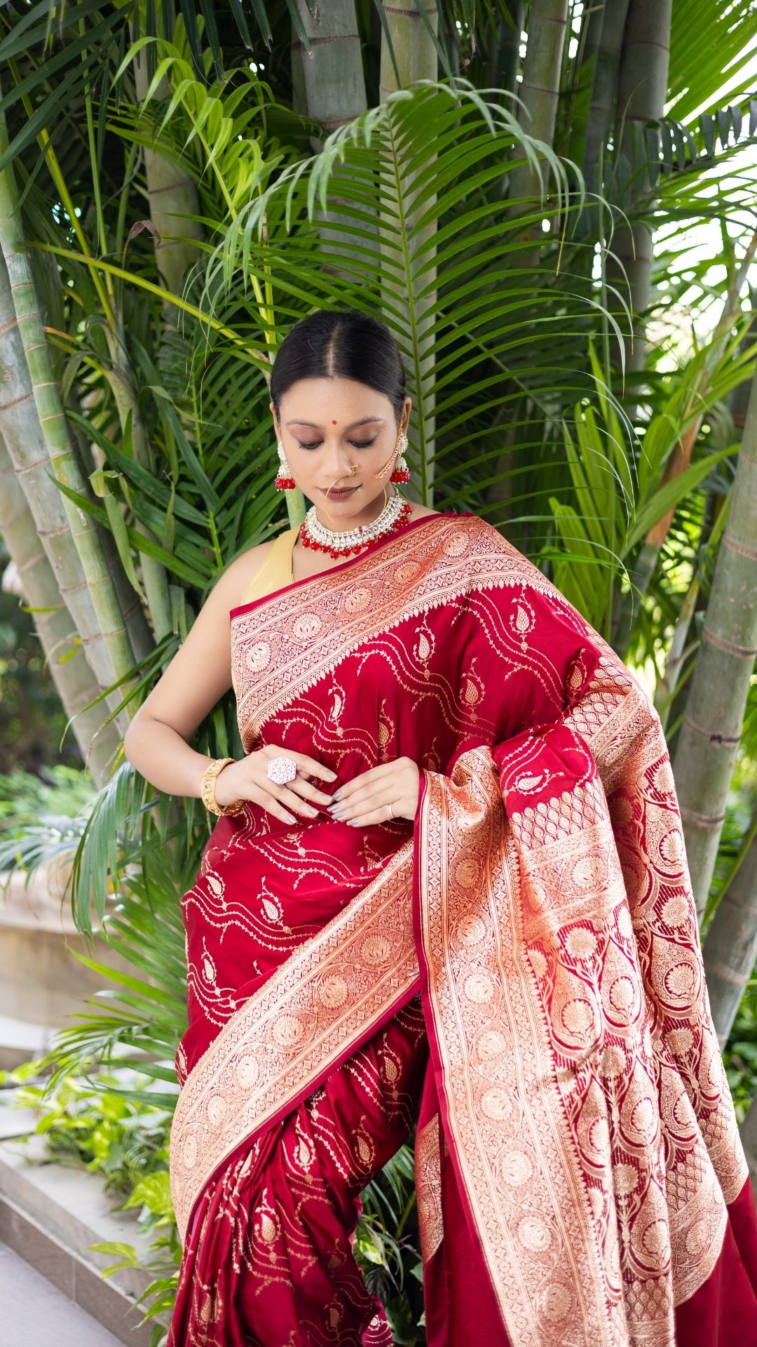 Laalima Banarasi Katan Silk Saree – A Woven Ode to Tradition