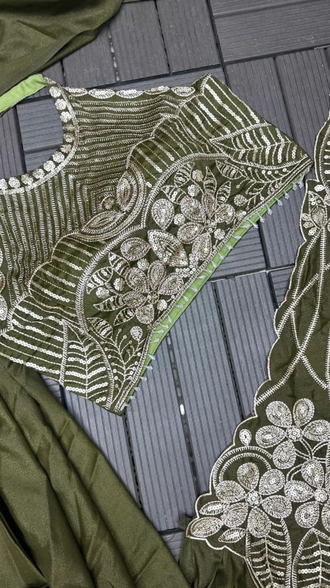 Ready-to-Wear Star Georgette Saree with Intricate Sequined Blouse