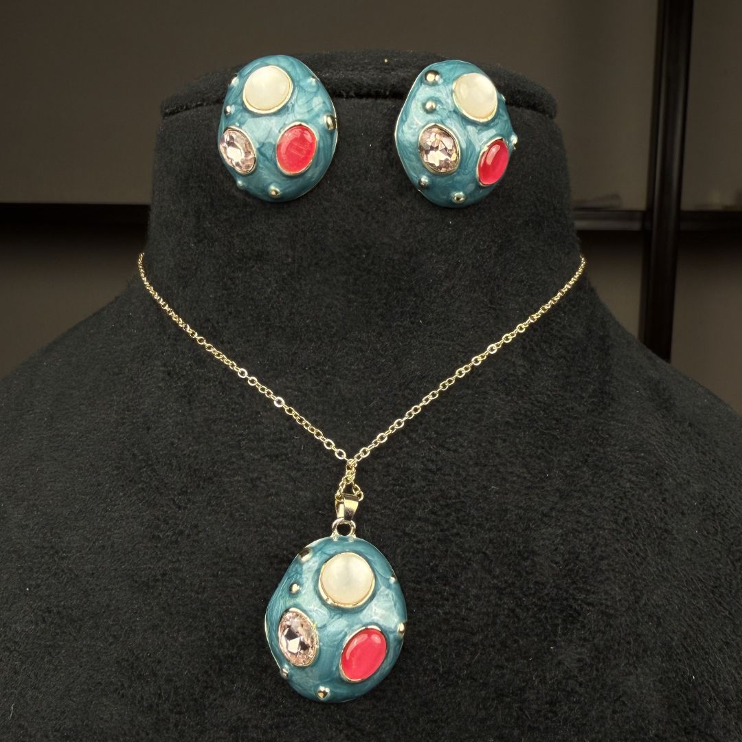 Royal Turquoise Jewelry Set