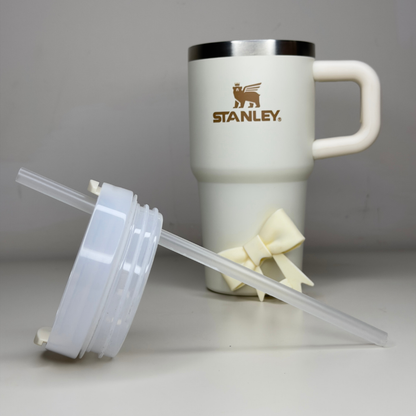 Stainless Steel Insulated Sipper Bottle with Handle & Straw | Leakproof Hot & Cold