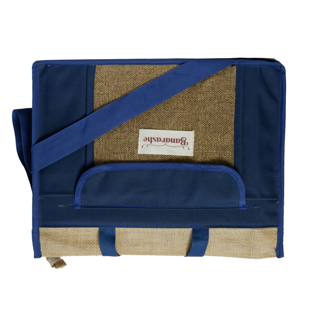 Eco Friendly Blue Jute Conference Bags