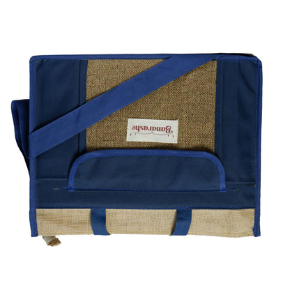 Eco Friendly Blue Jute Conference Bags