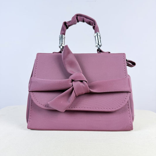 Wine Bow Sling Bag for Women