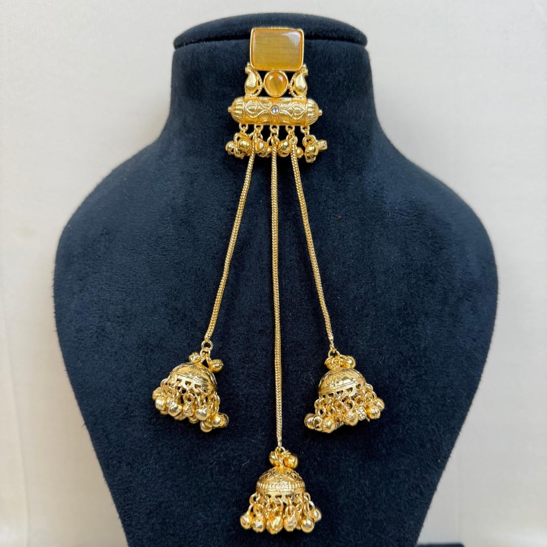 Kashmiri Triple-Layer Jhumka Tassels