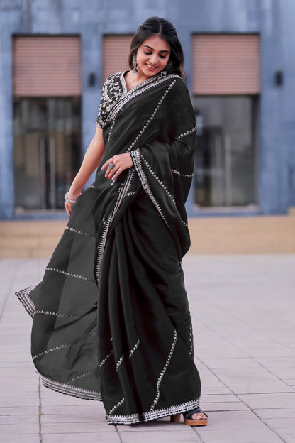 Bollywood collections party wear fancy  Georgette Saree