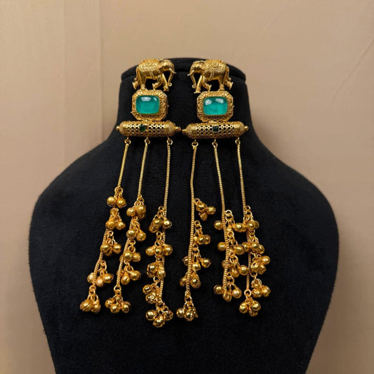 Royal Kashmiri Elephant Jhumkas
