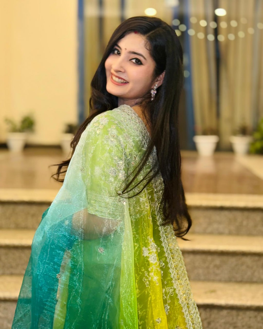 Bollywood collections party wear fancy Organza Silk  saree