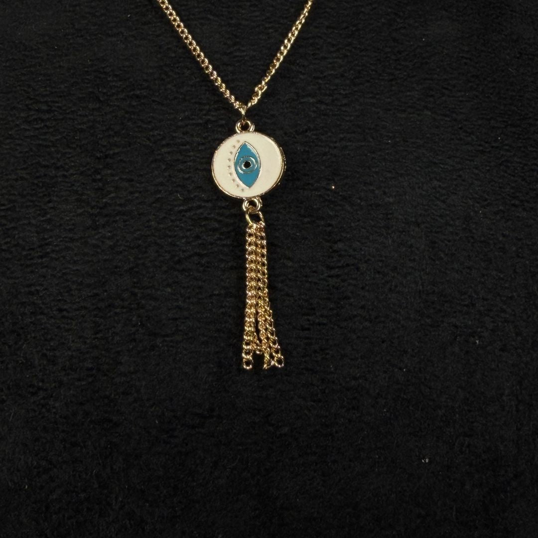 Anti-Tarnish Layered Evil Eye Necklace